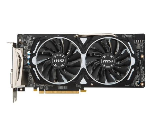 MSI Radeon RX 580 ARMOR OC 8GB 256BIT 2HDMI/DVI-D/2DP p/n - 1454183 - zdjęcie 2